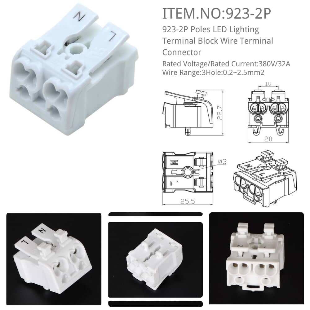 923-2P Wire Terminal Connector