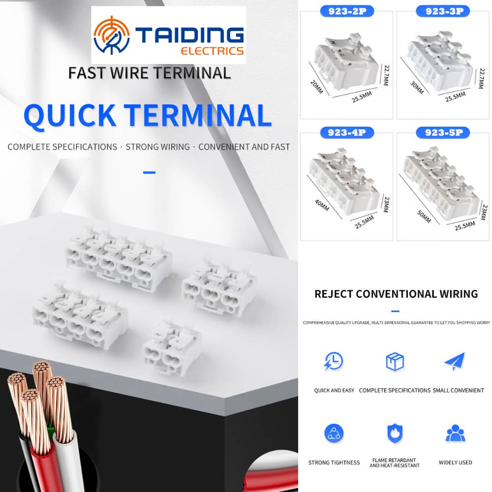 923-Series quick connector for led lights