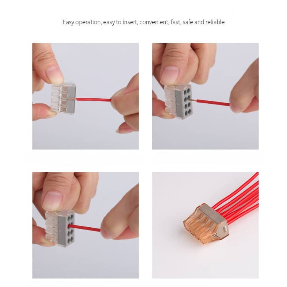 PCT-608 push fit wire connectors