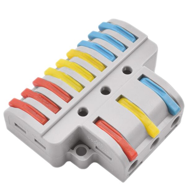 SPL-93 3 In 9 Out Quick Wire Connector Lighting Connector Wiring Electrical Splitter