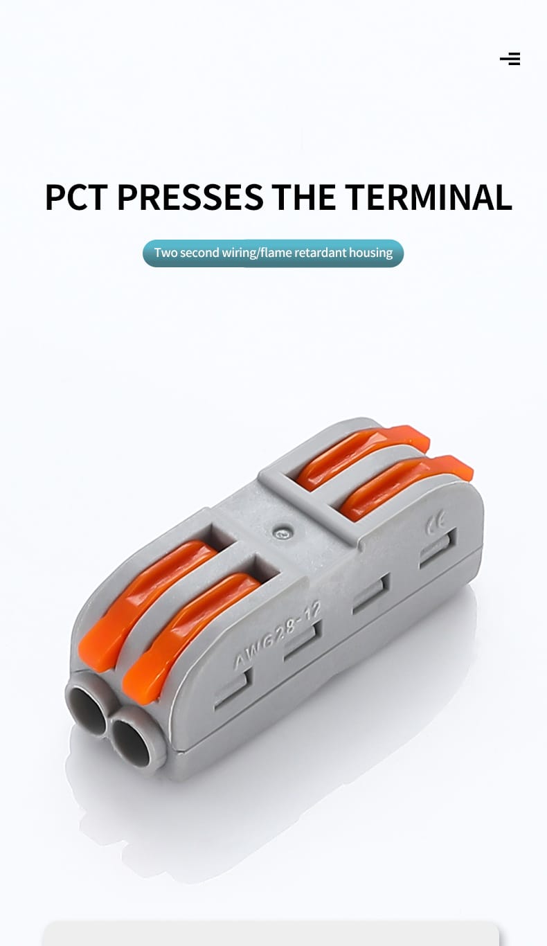 pct-222 terminal block connector screwfix