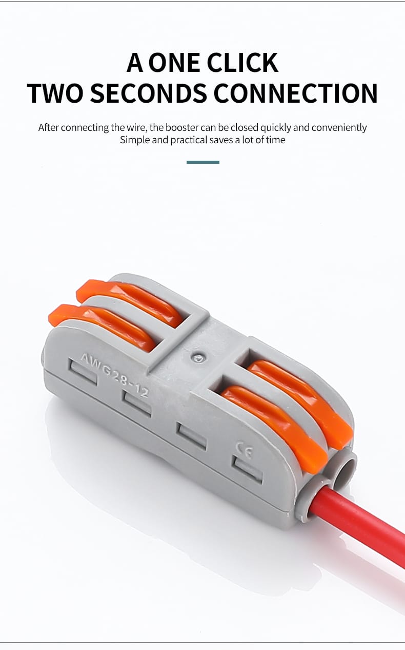 PCT-222 terminal block connector din rail