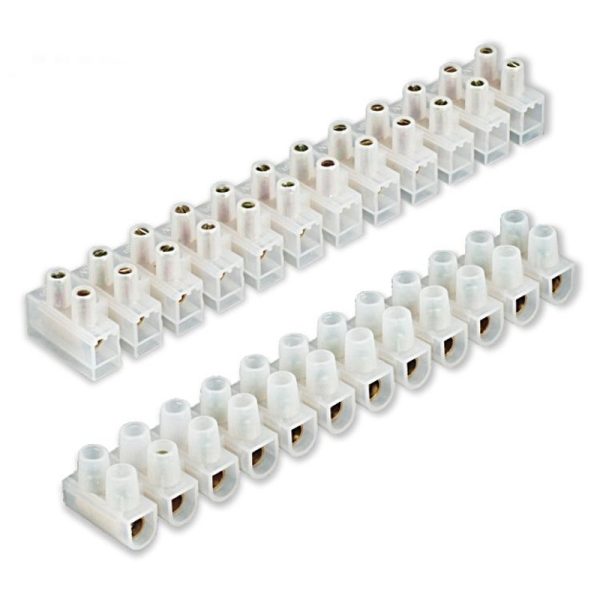 X3 Series U Type White Barrier 12 Position 10A/10mm2 Pluaggable Plastic Screw Feed Through Terminal Blocks