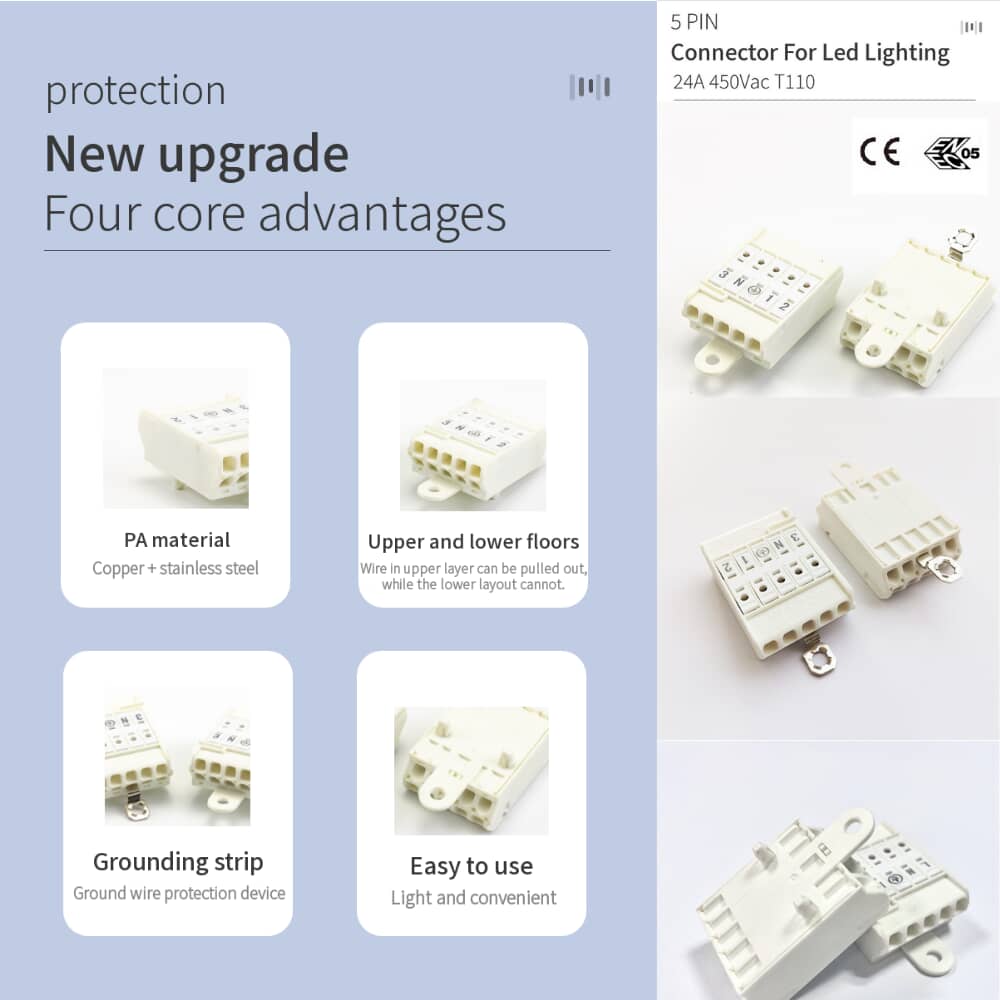 275-5P-3 quick connector led lights