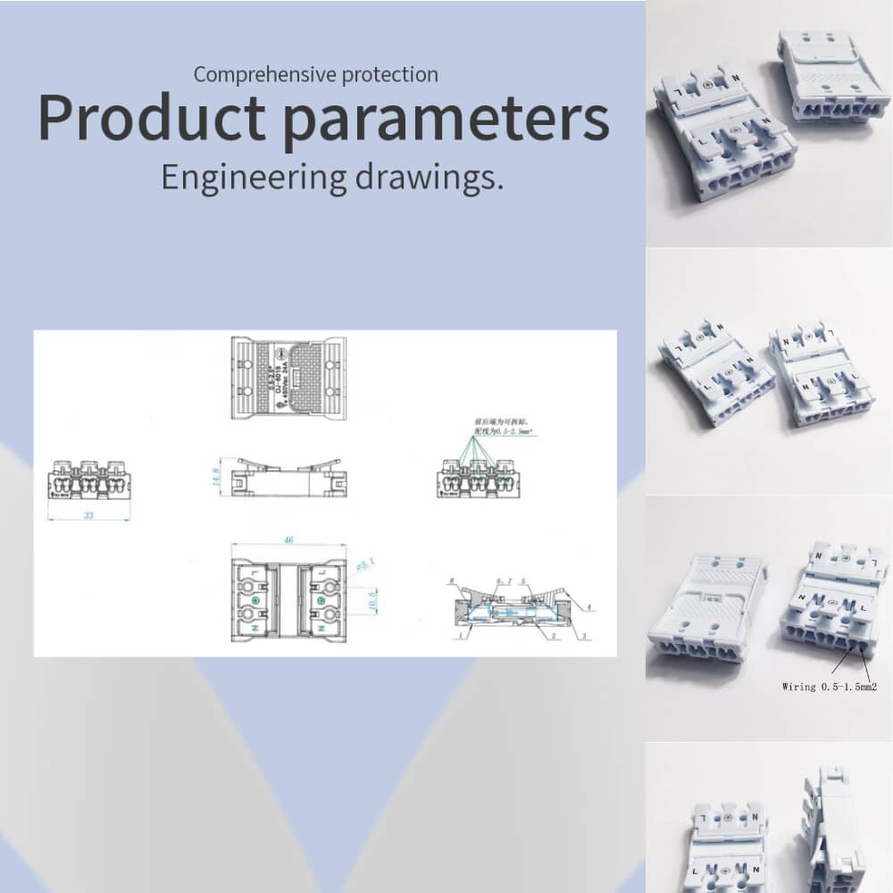 6019 led strip wire connectors