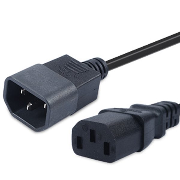 C13-C14 CCC/VDE AC Power Cable IEC320 C13 To C14 Male to Female Extension Power Cord
