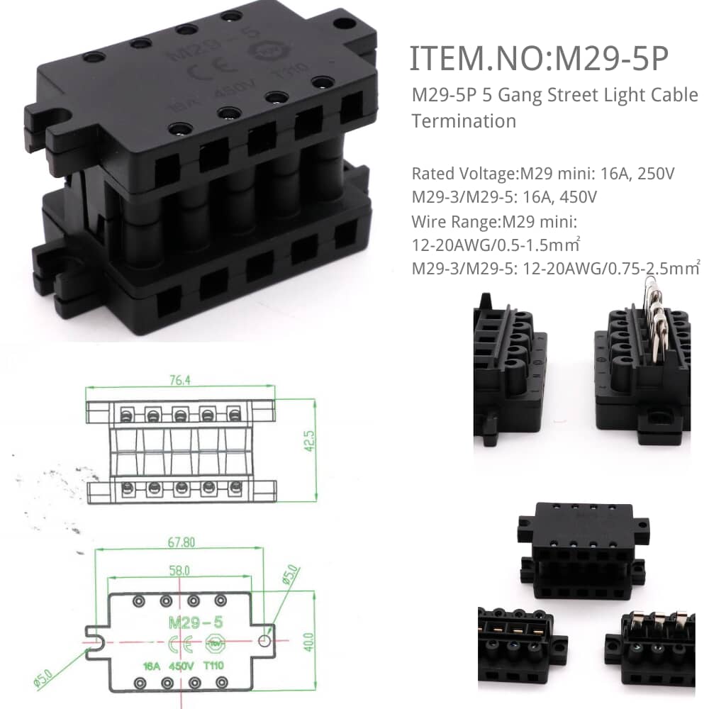 M29-5P Street Light Cable Termination