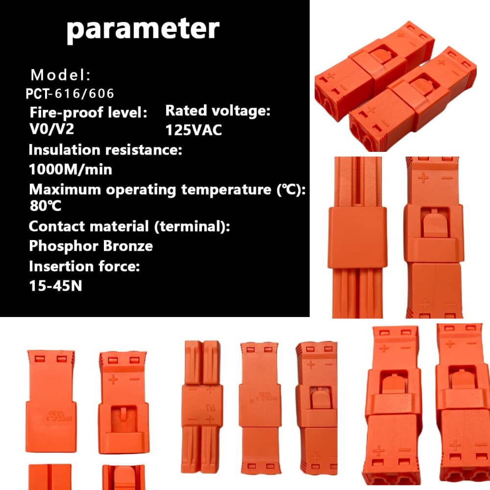 PCT-616 spring-clamp terminals