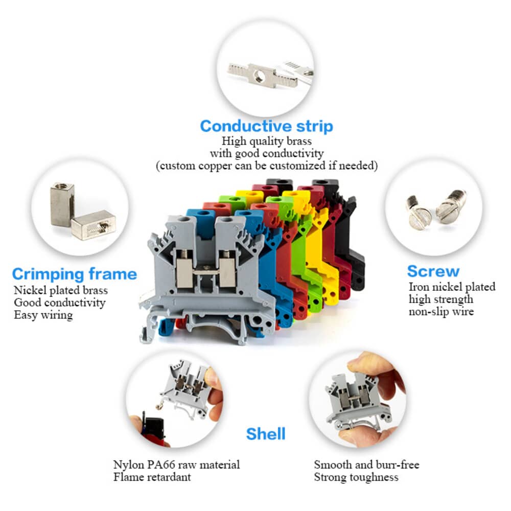 UK-35N mounting din rail to panel