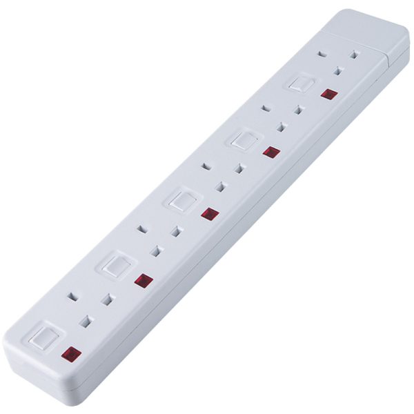G105-10 Series 13A 250V 5 Way Type G UK Surge Protector Power Strip Buzzing